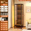 Vitrine para figuras com luzes, com fechadura, para modelos de blind box e brinquedos, armazenamento, porta de vidro transparente, vitrine, garantia de dez anos