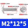 Tornillos Autorroscantes de Acero Inoxidable 304 Pwb Cabeza Redonda Cruz Cola Plana con Arandela Cabeza de Cazoleta Tornillos Meson M2.6/M3/M4