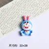 Novos Acessórios Doraemon de Chá de Leite DIY Resina Cola de Creme Capa de Celular Copo de Água Ímã de Geladeira Materiais Atacado