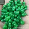 Contas Novas de Cabaça Seca Verde Jade, Contas Soltas, Contas Espaçadoras, Contas de Dragão de Ferro, Acessórios para Joias DIY de Lingote Venda por Atacado