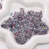 Cuentas de Semilla de Vidrio de Alta Calidad Domésticas de 4 mm, Cuentas de Doble Punta Aurora de Dos Tonos, Materiales y Accesorios para Pulseras de Cuentas DIY