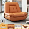 Sillón sofá individual, sofá cápsula espacial, sofá reclinable eléctrico giratorio para sala de estar, mecedora multifuncional de cuero WY