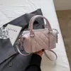 Bolso pequeño para mujer 2026 verano nuevo moda bolso bandolera tachonado, bolso de mano versátil de moda, bolso cilíndrico