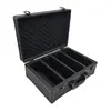 Caja Portátil con Ranura para Tarjetas, Patrón Hexagonal de Aleación de Aluminio, Caja de Exhibición y Almacenamiento para Tarjetas Calificadas Psa Bgs, Caja de Colección de Tarjetas Estrella