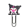 Clip de Papel Grande Sanrio Suministros de Oficina Clip de Papel Creativo Lindo Aguja en Forma de U Dibujos Animados de PVC Marcador de Páginas Colorido