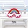 Broche de joia de nuvem arco-íris acessórios grampo de cabelo infantil de desenho animado material diy caixa de armazenamento decoração acessórios para celular