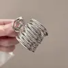 Pinza de garra en forma de V nueva popular de alta gama con pedrería para recogido a media altura clip para el cabello de temperamento para mujer accesorio para el cabello pinza vertical clip para cola de caballo