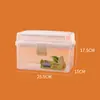 Caja de Almacenamiento de Plástico Portátil Gruesa Grande Caja de Herramientas de Arte Caja de Almacenamiento de Libros Botiquín Caja de Juguetes Venta al por Mayor