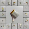 Bateria de Lítio 3.7V 402030, 402323, 402025, 402035, 402040, 402050