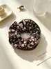 Atacado de Ponto Scrunchies de Renda Estilo Coreano Estilo Preguiçoso de Luxo Prendedores de Coque Prendedores de Cabelo Faixas de Cabelo Prendedores de Cabelo