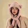 Sombrero de Protección Auditiva Especial de Liquidación para Celebridades de Internet para Mujeres Otoño e Invierno Sombrero Cálido Sombrero de Punto a Prueba de Viento Sombrero de Invierno Coreano para Mujeres