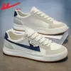 Tenis blancos para hombre de arrastre, nuevos zapatos de lona de primavera 2026, zapatillas casuales de entrenamiento alemanas, tenis deportivos para hombre