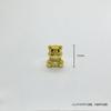 Accesorios de Oso Violento Cuentas Superiores Chapado en UV Mango de Corona Tapa de Taza de Cerámica Tapa de Vidrio Asa para Tapa de Cazuela Decoración para Tarro Sellado