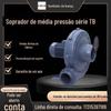 TB125-3 turbina tipo soprador de pressão média soprador e sucção dupla finalidade 2.2KW calor isolamento de alta temperatura conversão de freqüência ventilador à prova de explosão