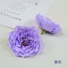 Tocado de horquillas de flor de simulación con flor sombrero de flor artificial accesorios decorativos de flor arreglo floral de boda flores de seda Belleza Nacional pequeñas flores de peonía