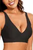 Sutiã de Gelatina Tk da Amazon Mais Vendido Transfronteiriço, Roupa Íntima Confortável Sem Fio, Deep V para Mulheres Que Fazem Seios Grandes Parecerem Menores