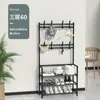 Estante cruzado para zapatos y sombreros en stock, zapatero multicapa sin taladro, estante de almacenamiento para entrada, muebles para el hogar y el dormitorio, almacenamiento para dormitorios