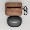 Estuche para audífonos de madera maciza de alta calidad adecuado para la funda protectora para audífonos de oído abierto Bose Ultra, funda de nicho para audífonos