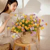 Flores de Diente de León Artificiales Estilo Ins Transfronterizas del Fabricante, Decoración del Hogar, Venta al por Mayor para Bodas, Manualidades con Flores Artificiales
