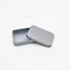 Caja Rectangular de Hojalata para Pendientes, Caja de Hojalata con Ventana para Joyería, Caja de Hojalata en Stock