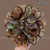 Scrunchie Jumbo de Satén Retro para Niñas, Lazo para el Cabello de Leopardo de Moda Resistente, Accesorio para el Cabello con Banda Elástica de Alta Elasticidad, Lazo para el Cabello con Sensación de Alta Gama