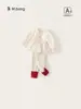 Ropa para Niños Bangxuan Primavera Camisa con Muñeca en Forma de Corazón Ropa para Bebé Niña Juego de Calcetines Leggings Conjunto para Niñas Conjunto de Dos Piezas para Niños