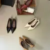 2026 Estilo Nuevo de Principios de Primavera Moda Madura Zapatos de Salón de Punta y Boca Baja para Mujer con Tacones Finos, Zapatos de Trabajo Versátiles y Elegantes, Tacones Altos