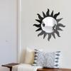 JM1000 cross-border tridimensional acrílico espelho adesivos geométricos Sol redondo adesivos de parede decoração de casa auto-adesivo adesivos de espelho