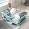 Escurridor de platos y cuencos, escurridor de platos de cocina, organizador de utensilios para fregadero, mueble de encimera para el hogar, caja de almacenamiento para cuencos y palillos