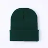 Gorro de Punto Liso Multicolor Infantil Transfronterizo, Gorro de Lana Color Sólido Versátil Otoño e Invierno, Gorro Cálido Unisex al por Mayor