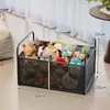 Estantería de Almacenamiento para Juguetes Infantiles, Cesto para Ropa Sucia de Piso para Sala de Estar, Carrito de Almacenamiento Pequeño, Caja Cesta de Almacenamiento Simple de Clasificación y Organización