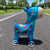 2025 Celebridade da Internet Novo Balão Andante com Rodas Layout de Cena de Festa de Aniversário Infantil Adereços Decorativos Produtos de Barraca