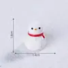Novo produto transfronteiriço: paisagem natalina em miniatura, Papai Noel, anão, boneco de neve, acessórios de decoração DIY, miniaturas