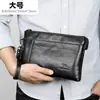 Bolso tipo sobre billetera para hombre, gran capacidad, moderno, a la moda, bolso de mano, bolso para teléfono móvil de hombre, bolso de mano