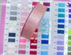 Cinta de lunares de 25 mm para envolver regalos, atar pasteles, materiales para accesorios de cabello DIY, poliéster, en stock, venta al por mayor, múltiples colores
