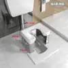 Vaso sanitário agachado trocado para cadeira de vaso sanitário de assento banquinho doméstico vaso sanitário agachado vaso sanitário dobrável assento simples banquinho para grávidas idosos atacado