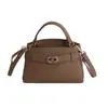 Bolso Pequeño Cuadrado Nuevo Coreano con Patrón de Lichi para Mujer 2026, Bolso Kelly de Moda Lindo de Primavera, Bolso Pequeño Cuadrado Cruzado