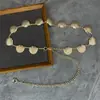 Corrente de cintura feminina, cinto fino decorativo, simples e versátil, combina com vestidos, corrente de ferro estilo étnico prateado, fita de saia com borla