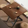 Mesa de Chá Pequena Dobrável para Varanda de Casa, Mesa de Estudo de Cama, Mesa Kang Tatami, Mesinha de Café, Mesa Baixa