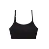 Seda de Hielo Sin Costuras Espalda Bonita Transpirable Ropa Interior para Mujer Sin Aro Chaleco Deportivo Sujetador Base Fija Almohadilla para el Pecho