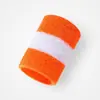 Muñequeras de toalla, muñequeras de algodón tejido, coloridas, absorbentes de sudor, transpirables, muñequeras de rizo, adecuadas para deportes, correr y jugar a la pelota; personalizable y disponible para venta al por mayor