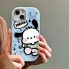 Funda para teléfono móvil Cartoon Parchapa Dog para Apple 15promax iPhone14 Agujero grande 13 Resistente a caídas 12 Silicona 11 Suave