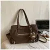 Bolso Casual Estilo Coreano Transfronterizo para Mujer 2026 Nueva Moda de Invierno Bolso Tote Gran Capacidad Bolso de Hombro Cruzado para Viajes