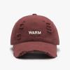 Gorra de Béisbol Suave con Bordado de Letra de Primavera y Otoño Desgastada, Visera Curva Lavada, Gorra Ligera y Transpirable para Hombre con Protección Solar