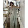 Tallas actualizadas disponibles: Conjunto de chaqueta de verano chic coreana de manga corta nueva + pantalones largos de pierna ancha adelgazantes