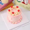 Vela Criativa Formato de Fruta Cereja Cereja Estilo Ins Coreano Vela para Bolo de Aniversário Decoração de Festa Enfeites