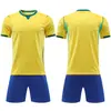 Conjunto de Camisas de Futebol da Seleção de Portugal e Argentina da Copa do Mundo de 2026 para Homens Adultos Uniforme de Competição