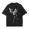 Camiseta Masculina Streetwear Rock Heavy Metal Ozzy Osbourne The Ultimate Sin Tour Desgastada