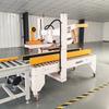 Qingdao Jpc-500 Máquina de selagem de tampa dobrável semiautomática Máquina de selagem de caixa de papelão Shandong Fabricante de máquina de selagem de fita