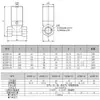 Válvula Pneumática Válvula de Fechamento Válvula de Tubo Válvula a Vácuo Válvula de Controle de Fluido e Gás Q22HD-15/20/25 32 40 50S